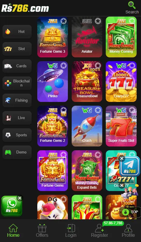 RS786 Game Download APK