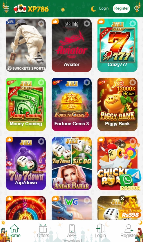 XP786 Game Download APK