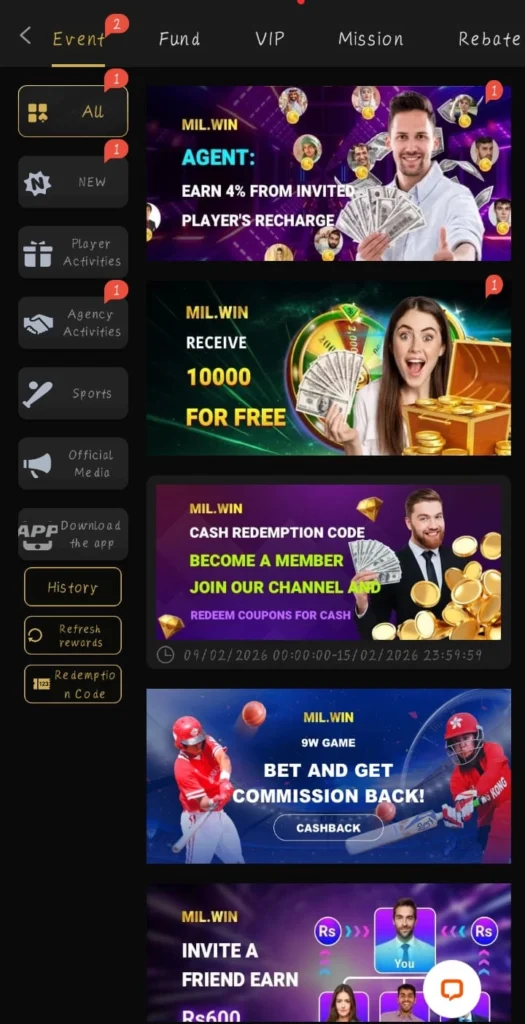 Mil Win Download Game